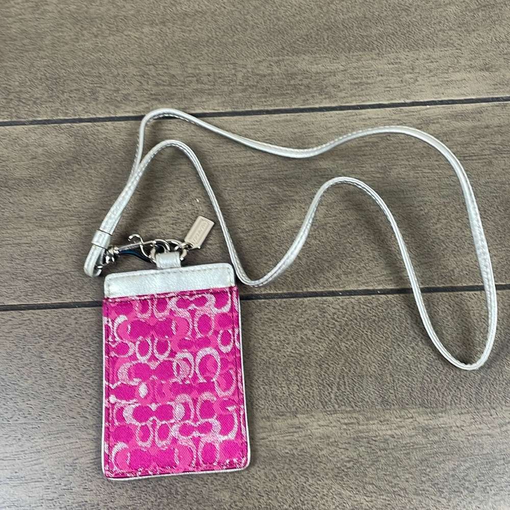 Coach ID lanyard.